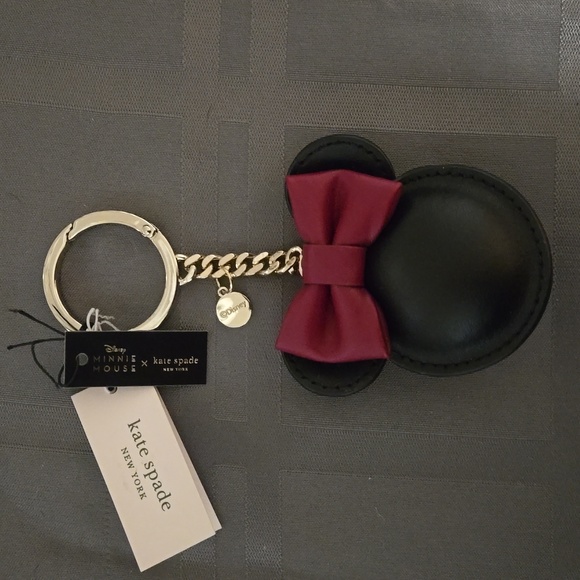 kate spade Accessories - Kate Spade & Disney Minnie Mouse NWT retired keyfob or bag charm